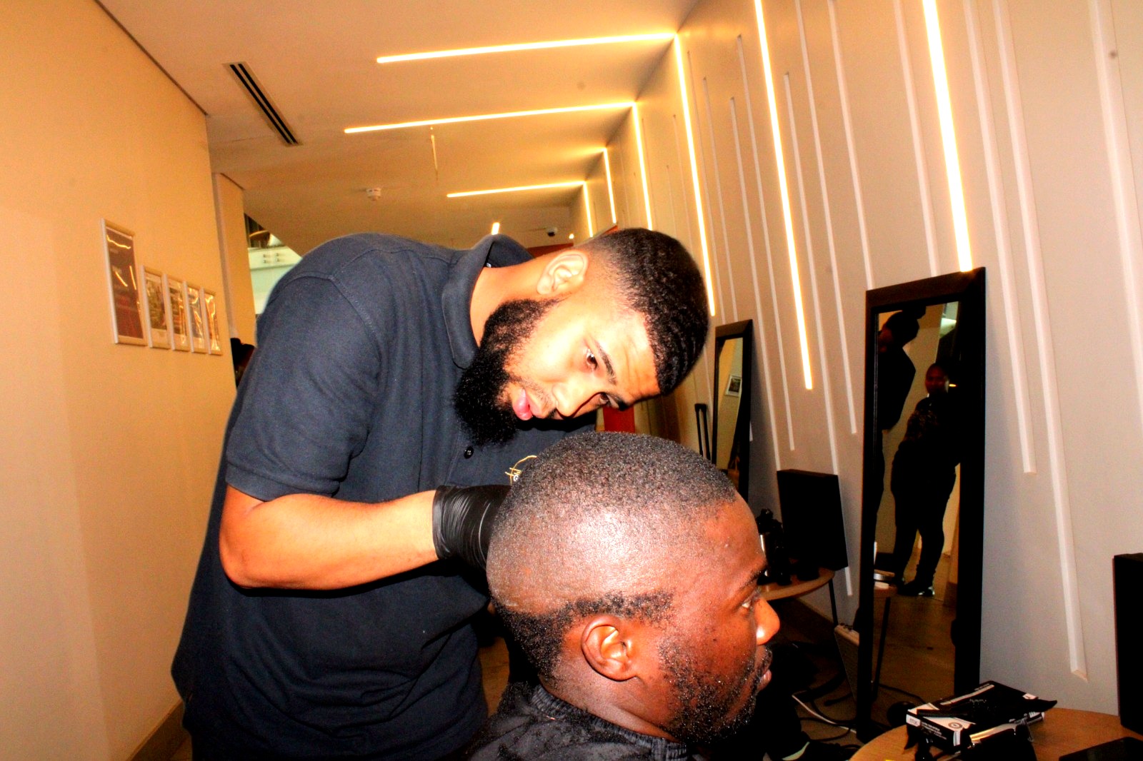 Skin fade detail